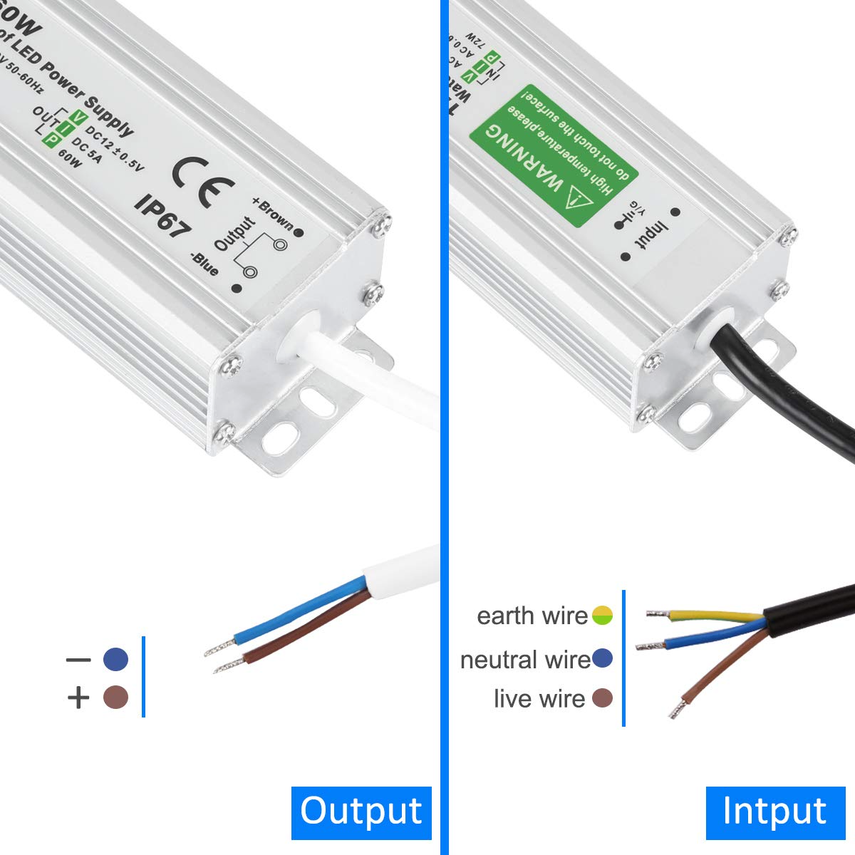 Waterproof Power Supply 12V 60W 006